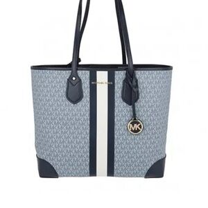 Michael Kors Large Eva Stripe Tote
